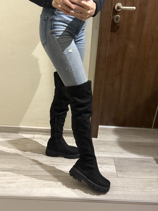 Велурени ботуши чизми