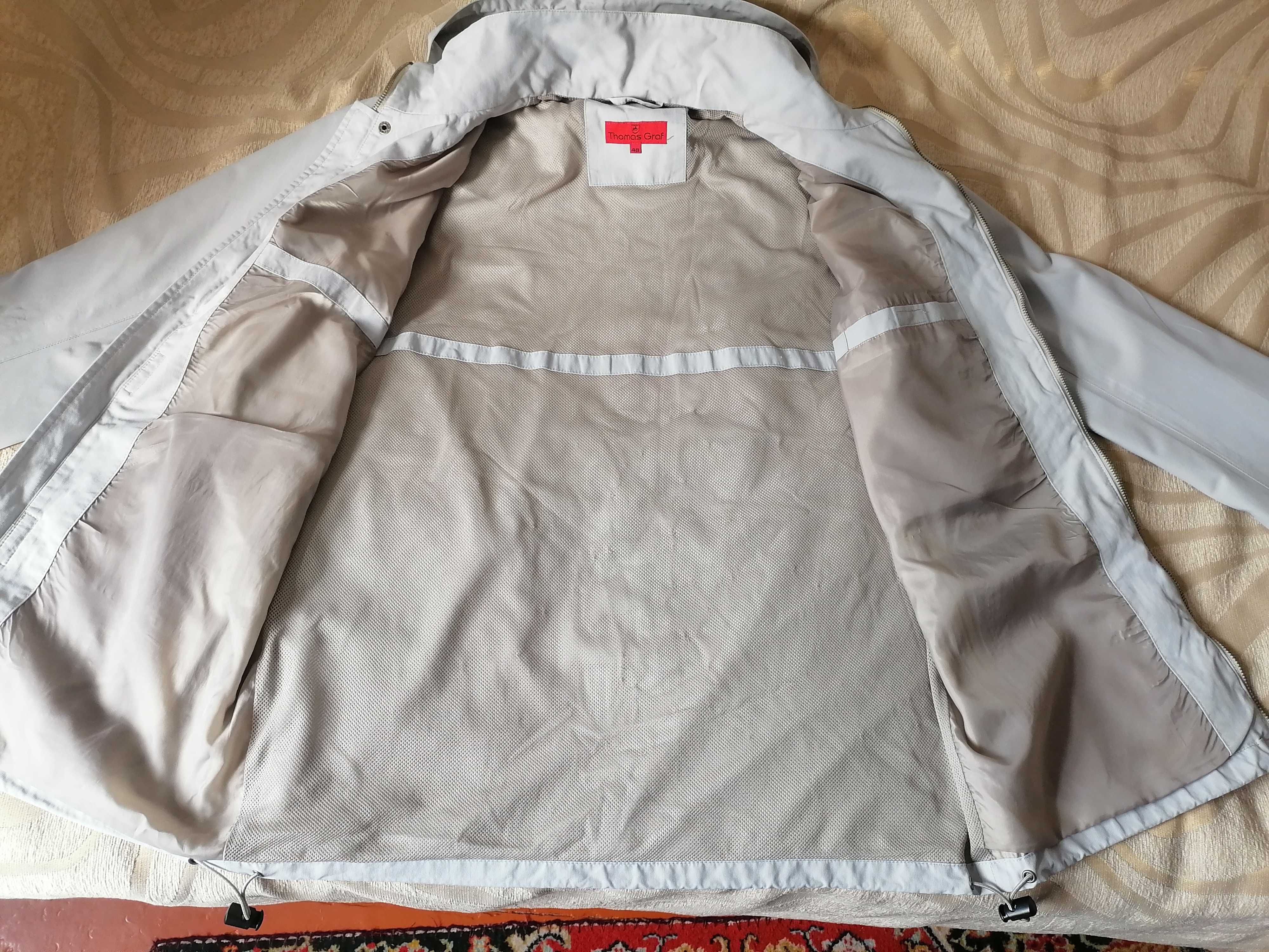 THOMAS GRAF/разм - 48/Куртка с капюшоном демисезонная (осень-весна)