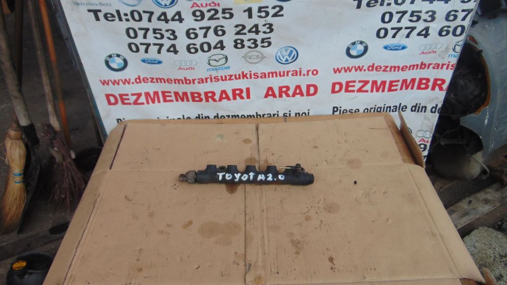 Rampa injectoare toyota corolla verso 2.0 rav4 auris dezmembrez
