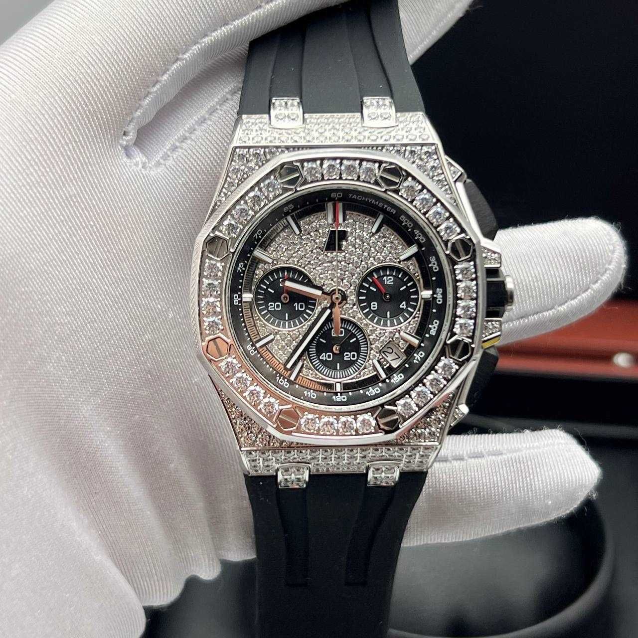 Audemars Piguet Offshore пълен диамант / гума