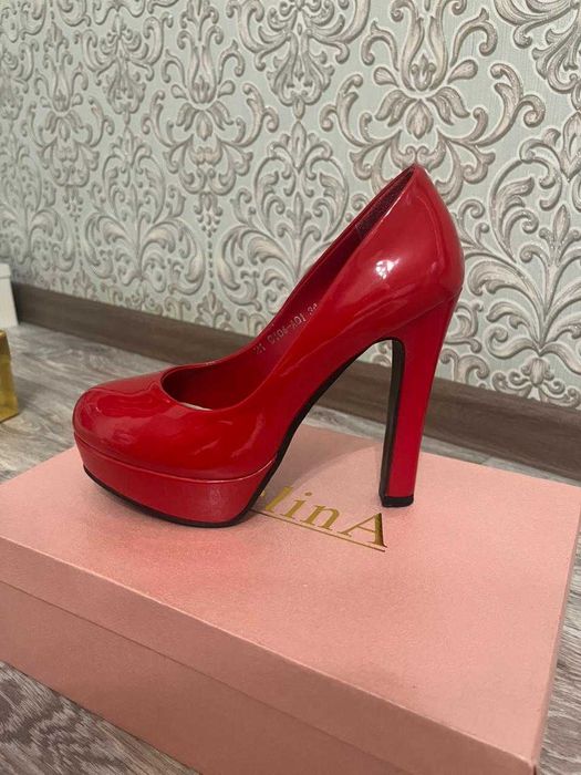 туфли красные 34 р-р