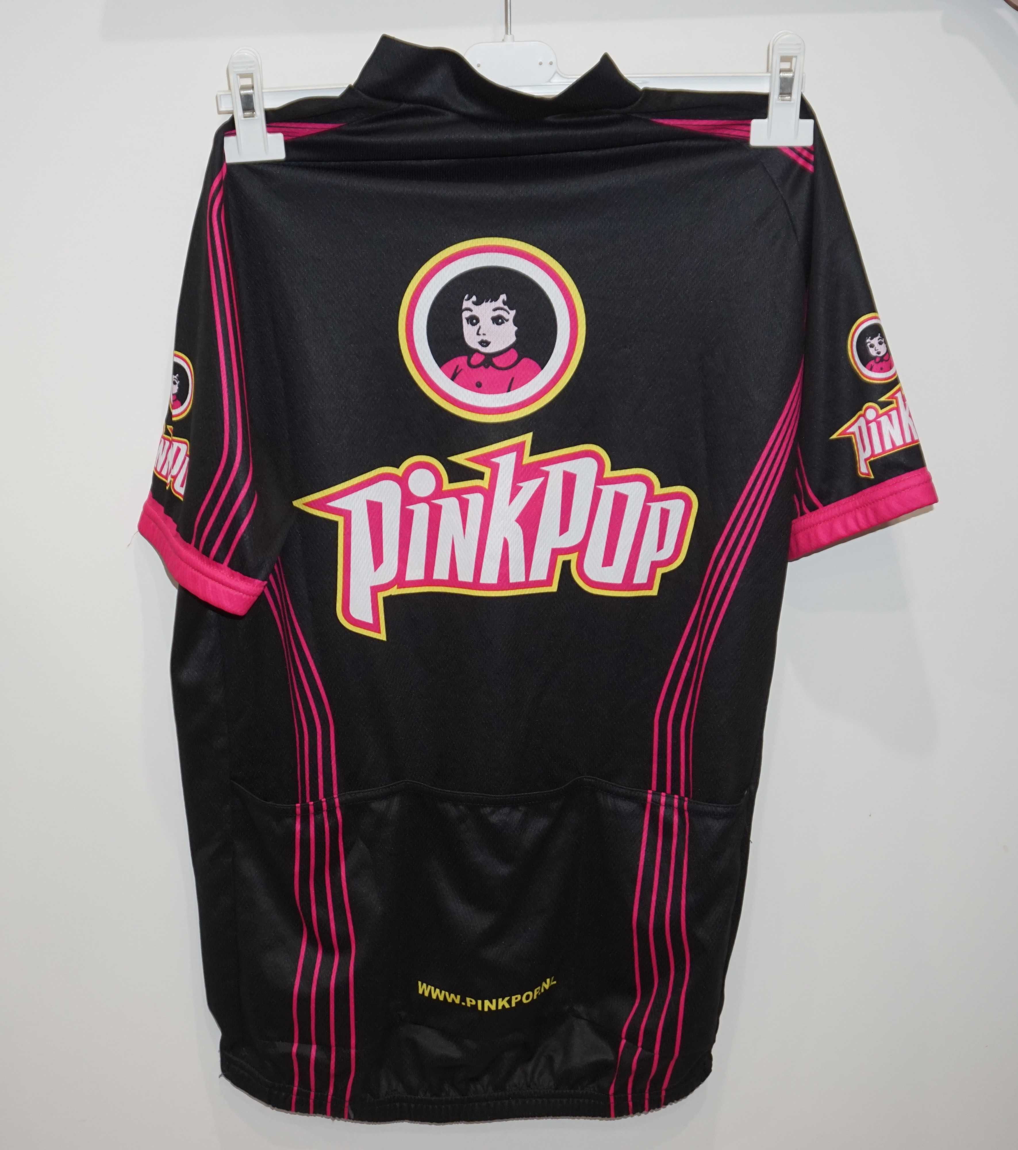 Дамска колоездачна тениска Jersey Bonfanti Pink Pop Размер S