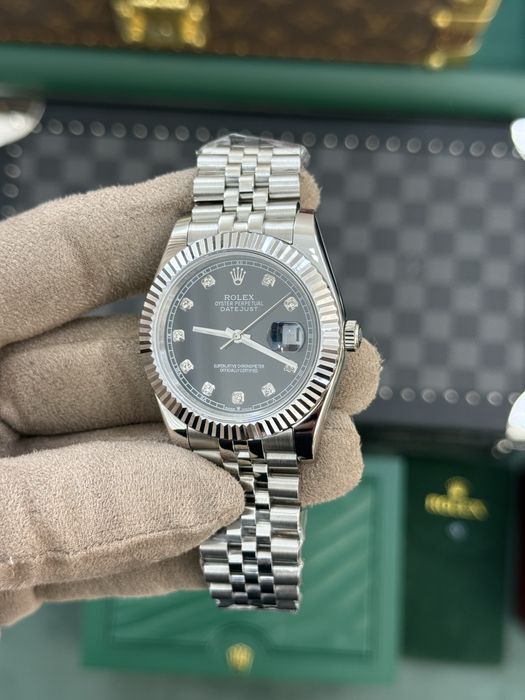 Rolex Date-Just 41mm Black Dial