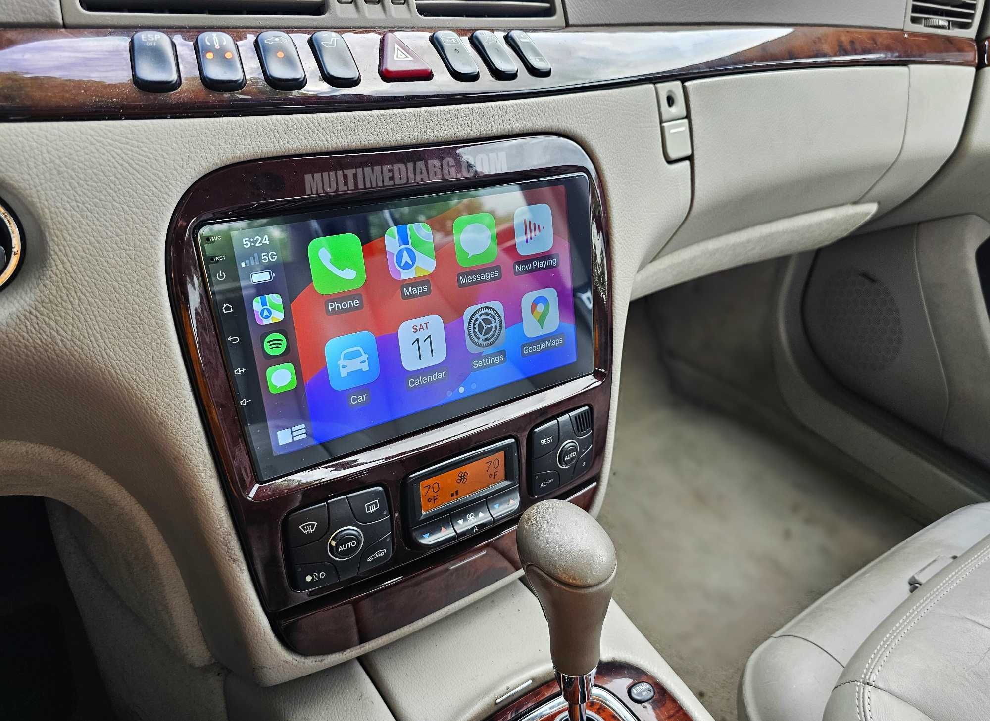Mercedes S class W220  1998г-2005г Мултимедия Навигация Android