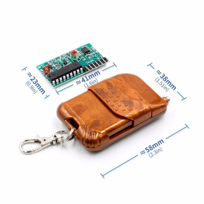 Modul receptor cu telecomanda wireless cu 4 taste