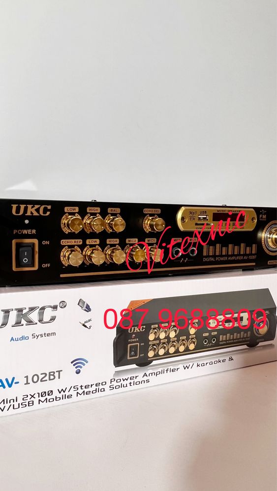 Bluetooth Домашен усилвател, Модел UKC AV-102BT