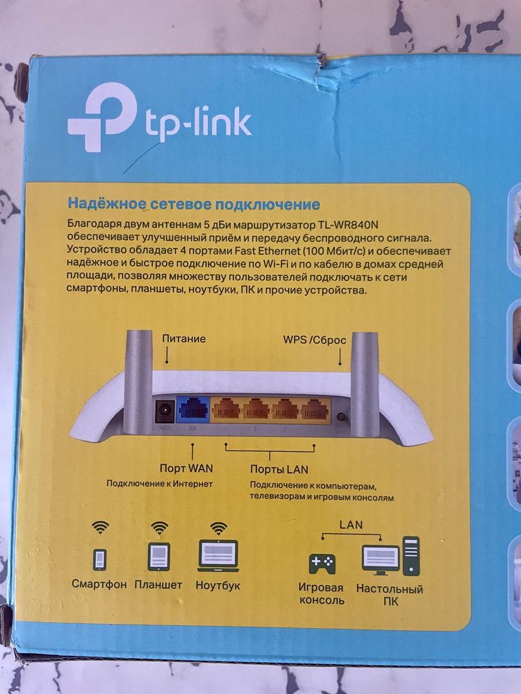 Wi-FI роутер tp-link N300