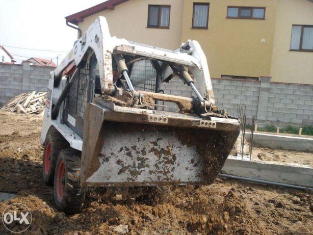 Pământ vegetal beton concasat sau moloz concasat Închiriez utilaje con