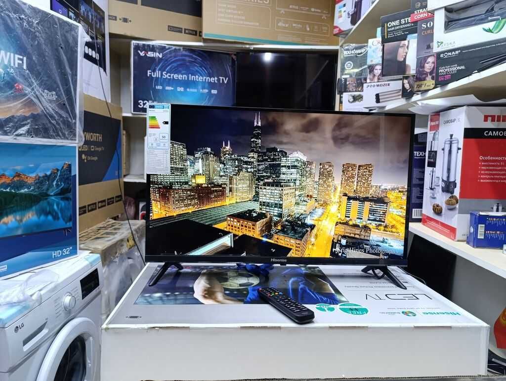 Телевизор Hisense 65/75 4K UHD Smart TV доставка бесплатно