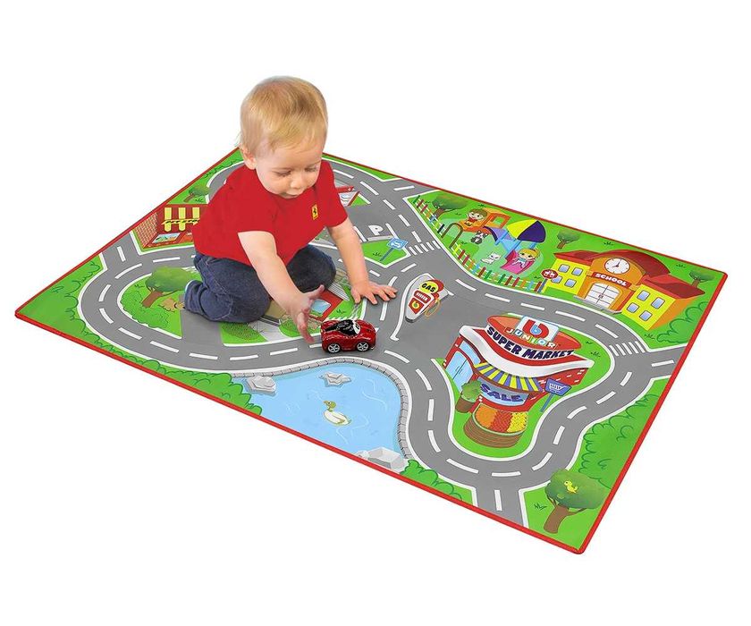 Килимче за игра с количка Ферари
