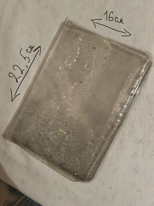 Обложка с блестками