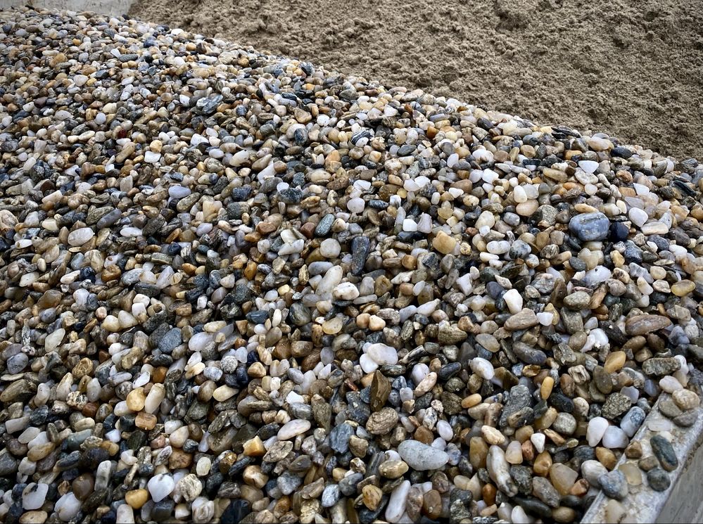 Balast amestec nisip + piatră – gata de turnat beton/sape