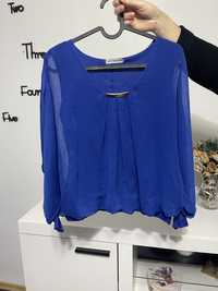 Bluza voal bleumarin