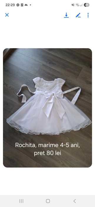 Rochita si bolero fetita