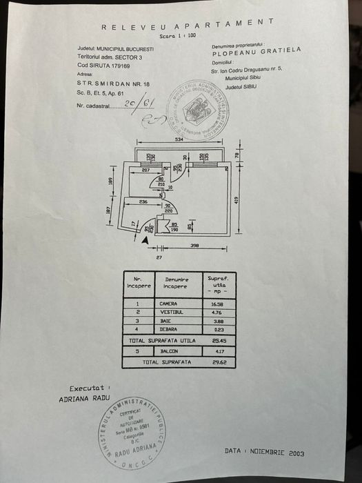 Garsonieră Centrul Vechi | Smârdan | Ideală investiție
