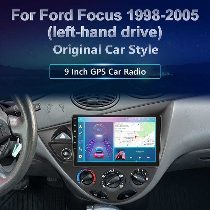 Navigatie Android Ford Focus 1 Waze YouTube WiFi GPS USB