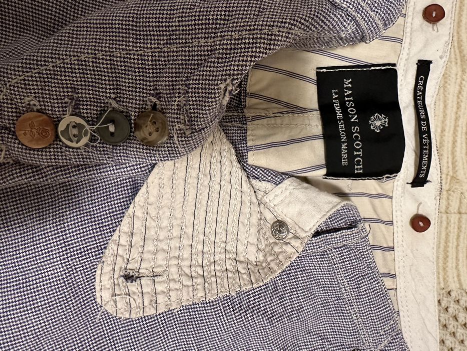 Памучен панталон с паднало дъно