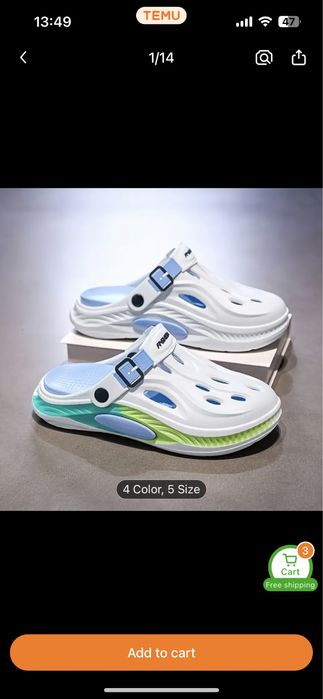 Papuci medicinali stil Crocs Literide 43 slapi clogs