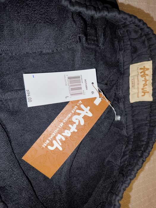 Pantaloni AGTAWH 100% bumbac $94 fermoare la buzunare