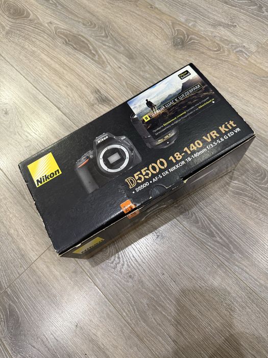 Nikon d5500, 18-140 vr kit фотоаппарат