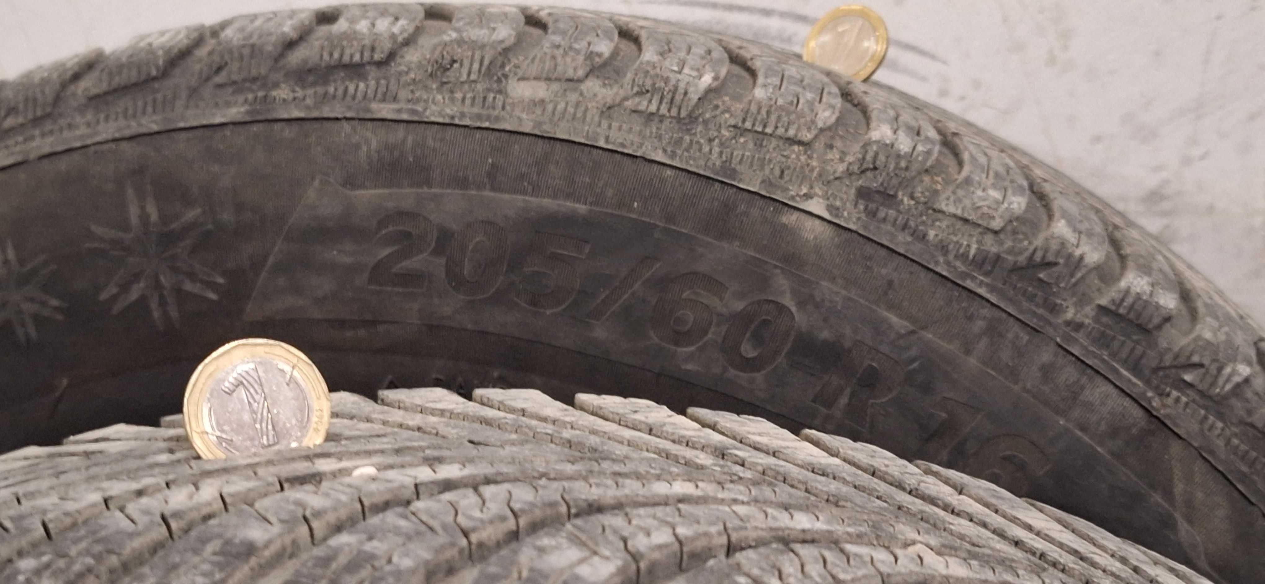 Железни джанти 16'' 5х112 със зимни гуми Michelin Alpin 5 205/60/16