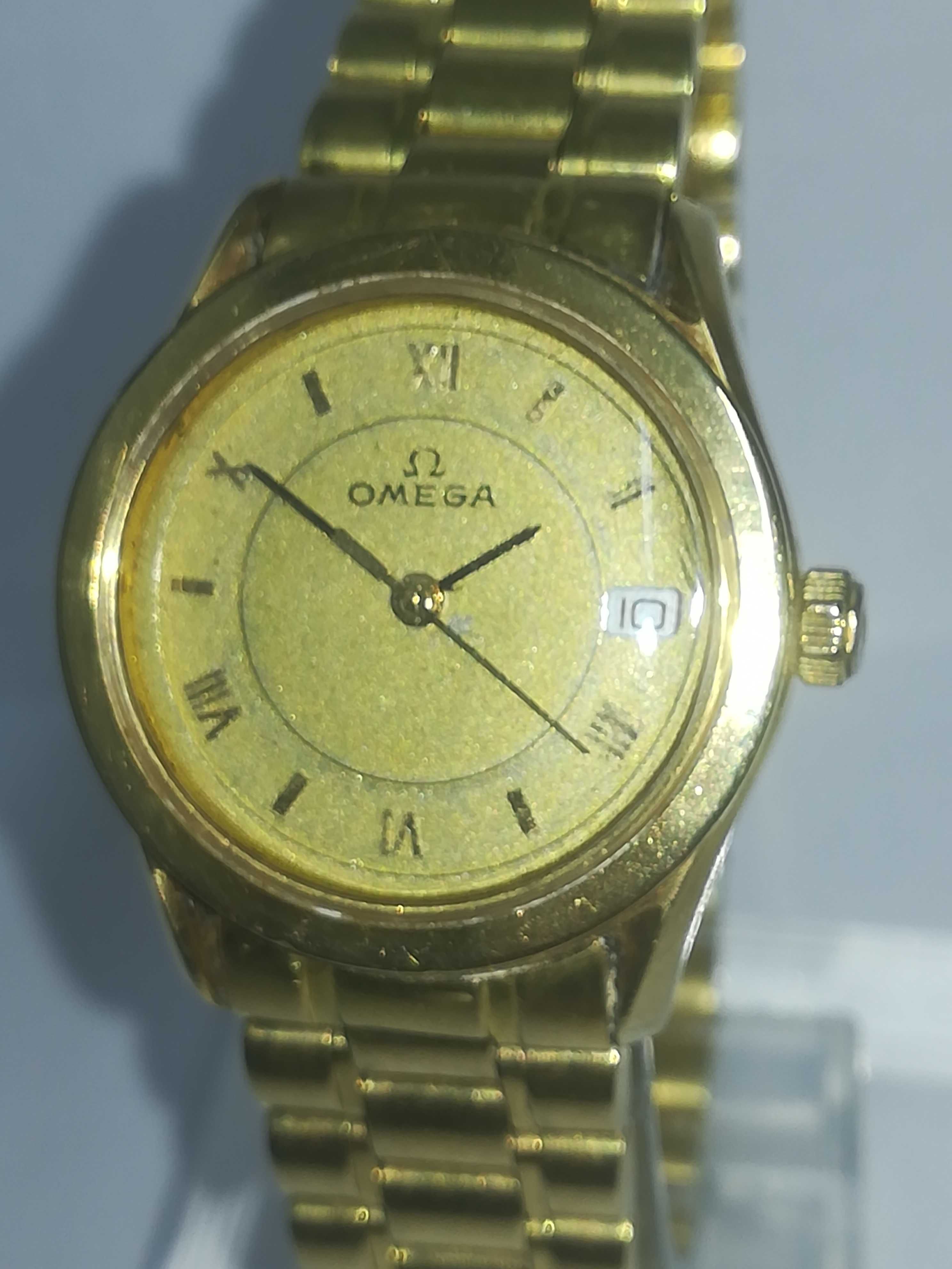 Ω OMEGA дамски автомат/ automatic - 18k Gold/ злато - ORIGINAL