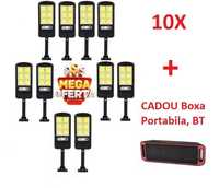 Pachet 10 lampi solare led + Cadou Boxa bt