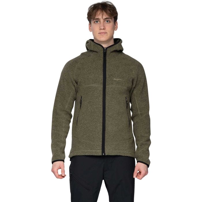 ЧИСТО НОВ! Вълнен суитшърт, вълнен полар Bergans Vaagaa Merino Terry