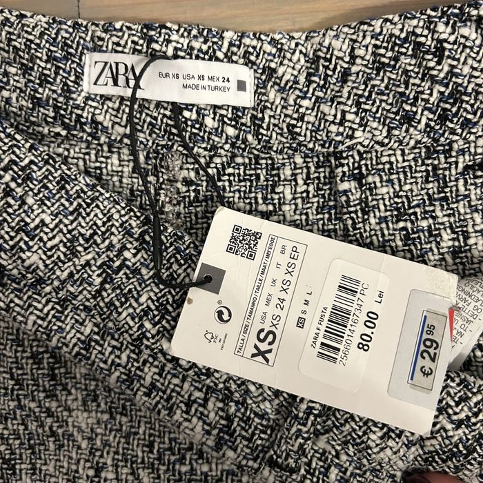 fusta zara noua cu eticheta