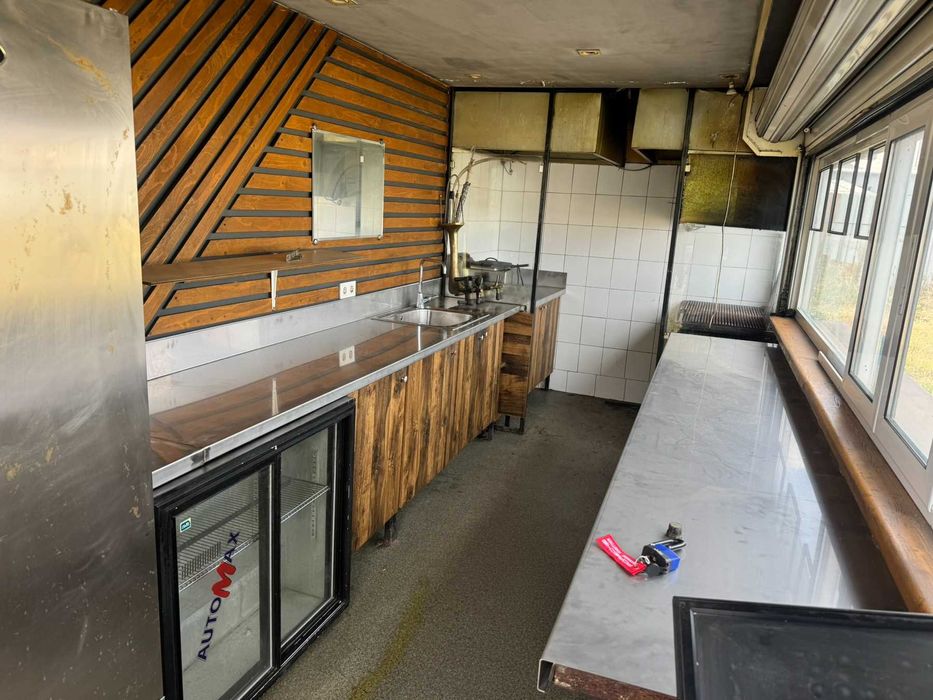 Търговски контейнер - Бързо Хранене / Скара на Дървени въглища