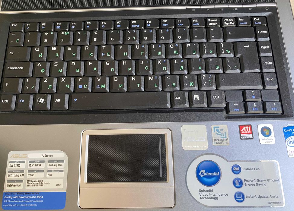 Ноутбук Asus F3Sr