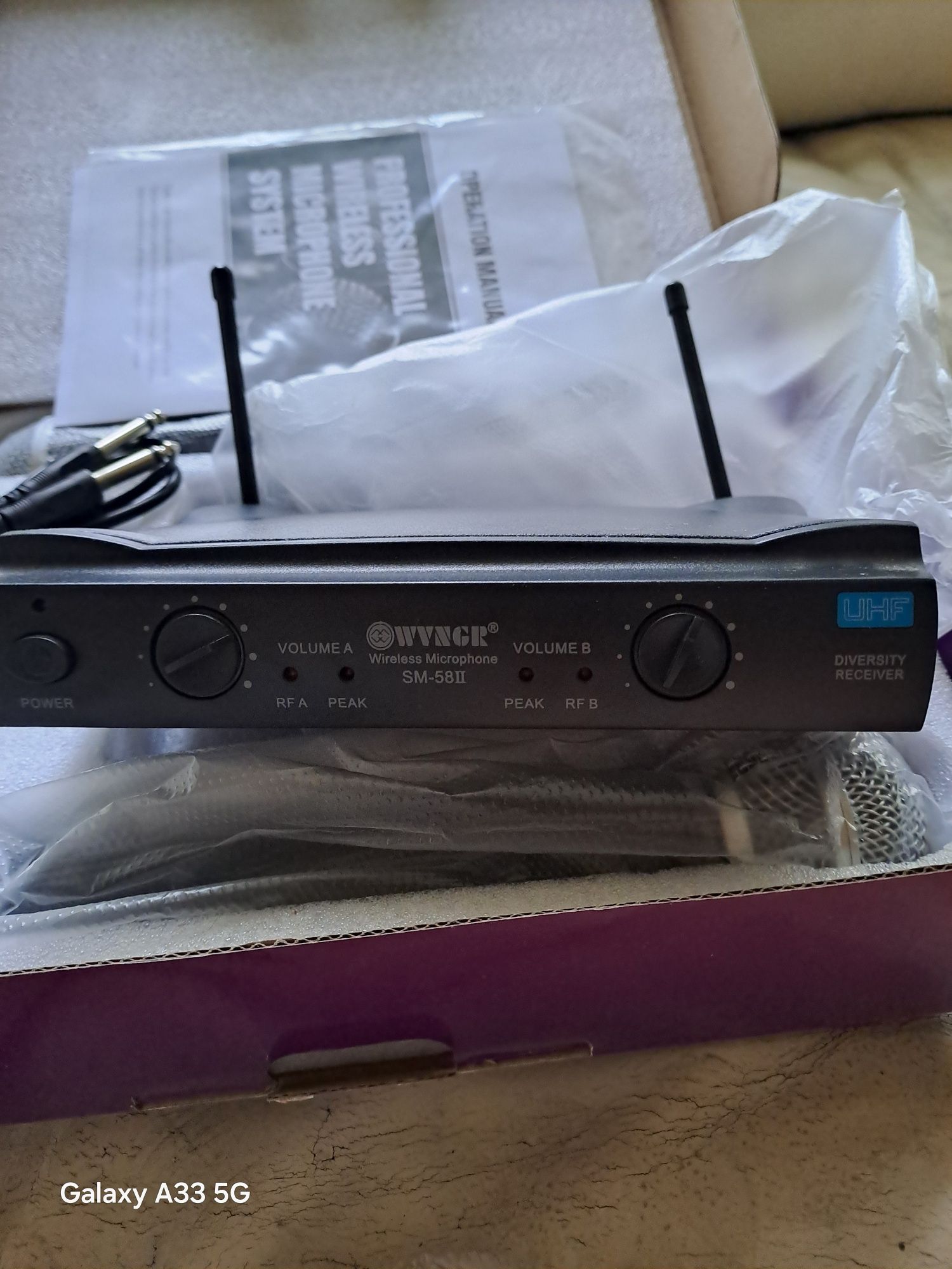 Професионални микрофони ms58 UHF