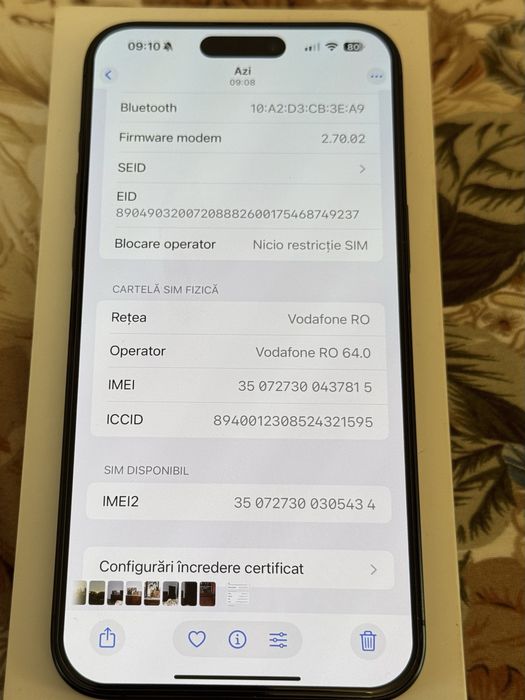 Iphone 15 Pro Max 256 gb