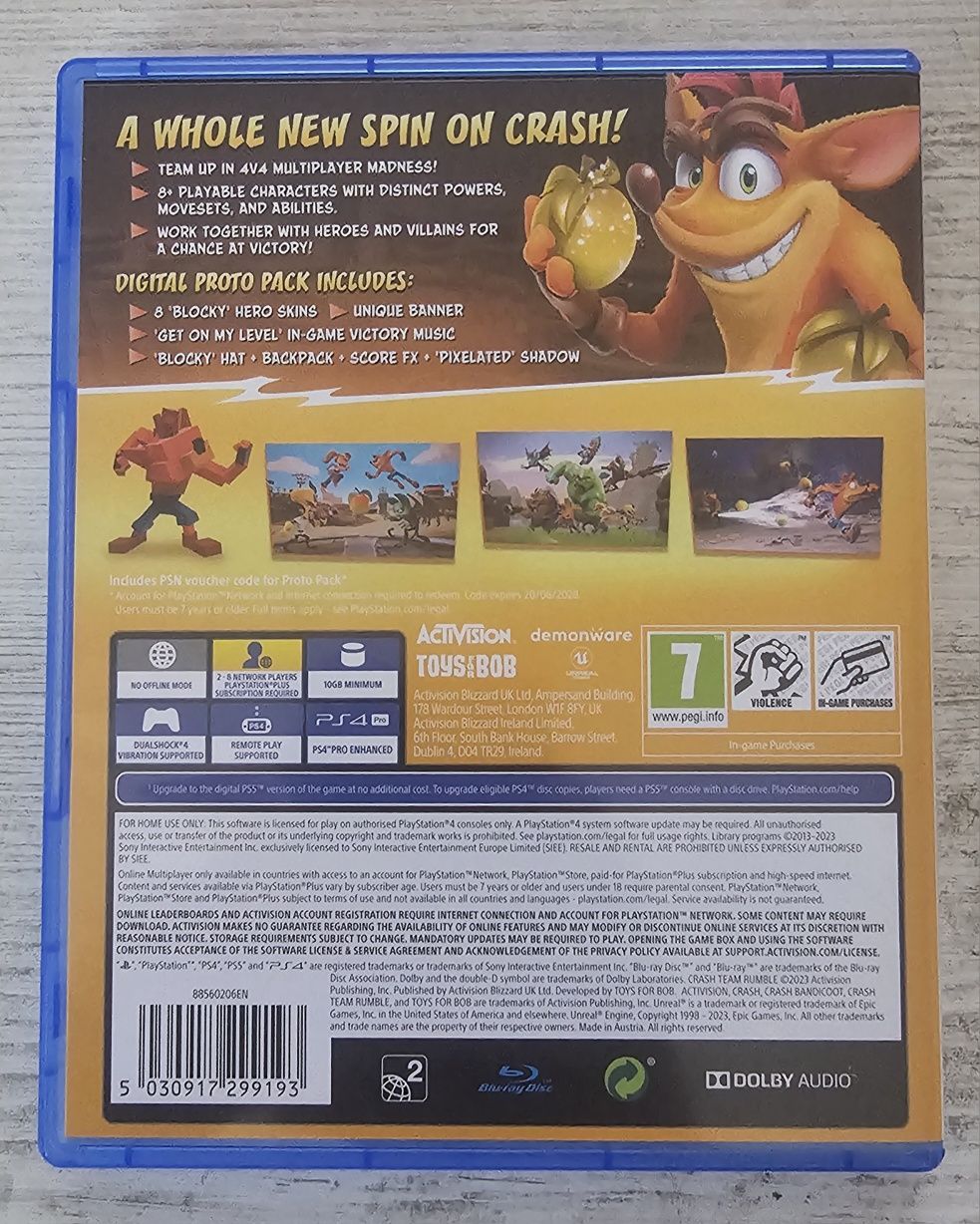 Crash Team Rumble Playstation 4