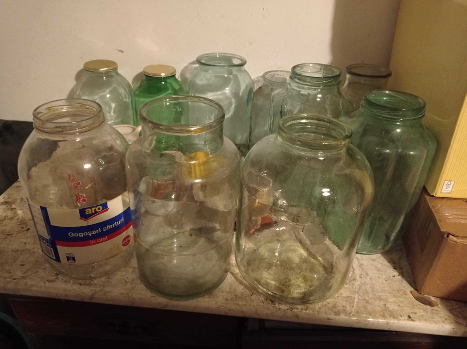 borcane sticla old vechi 4l-6l