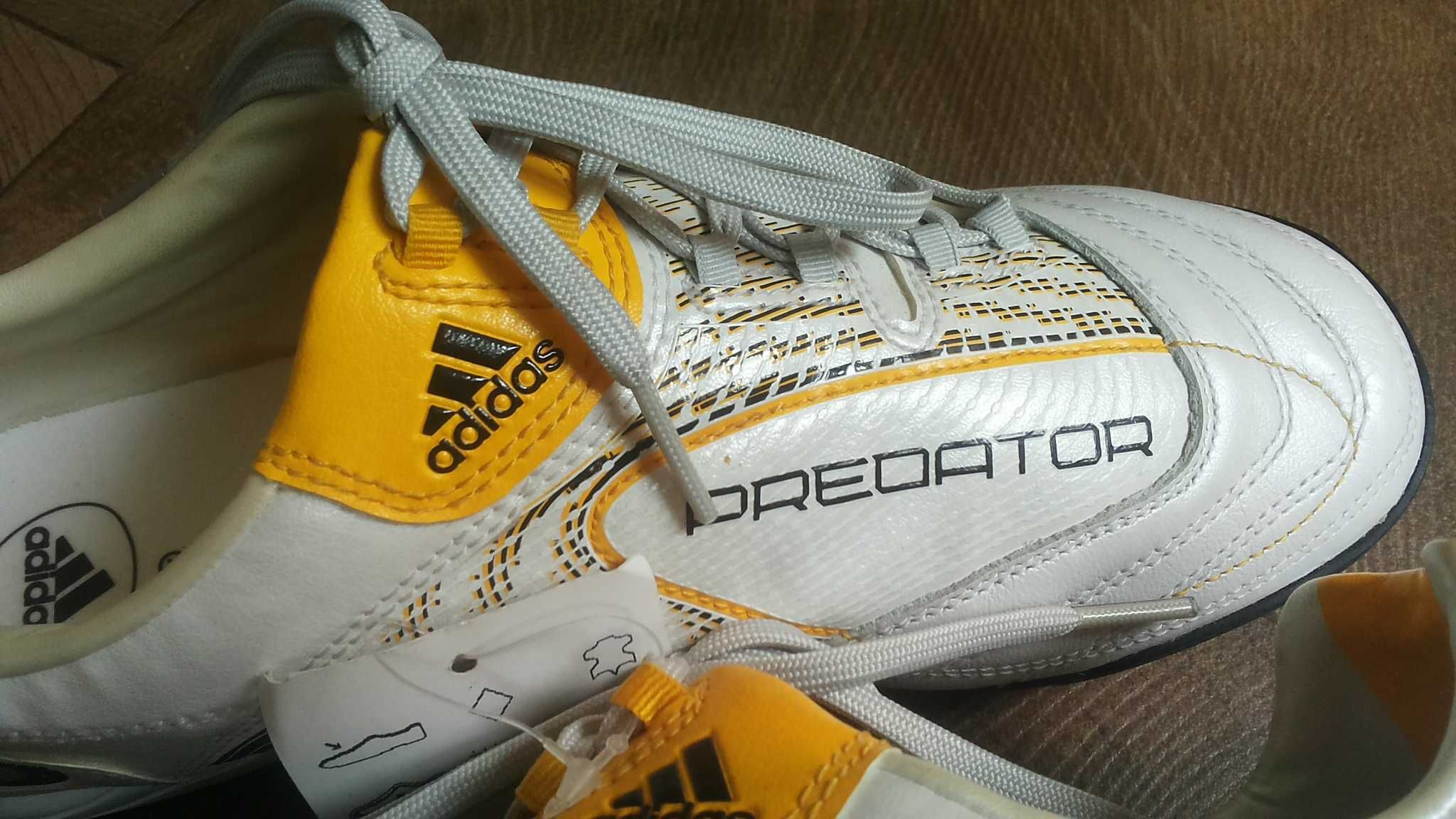 Adidas PREDATOR Football EUR 39 1/3 / 40 2/3 стоножки ест кожа369-14-S