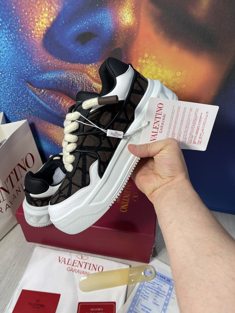 Adidasi Valentino piele naturala Full Box colectie noua Premium