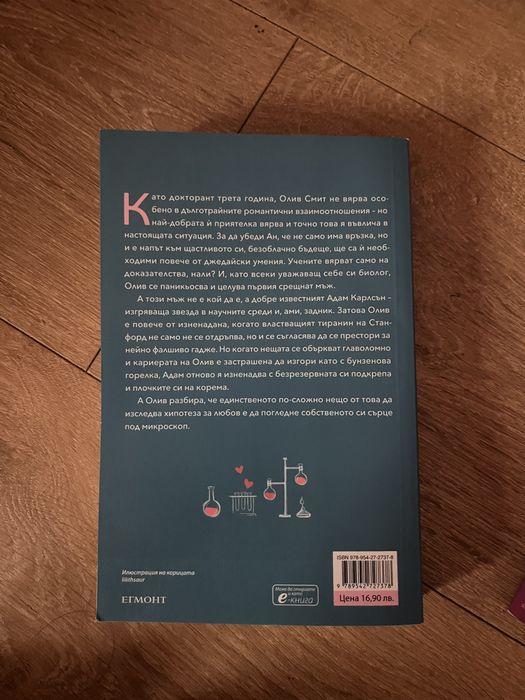 Книга “Хопотеза за любов” роман