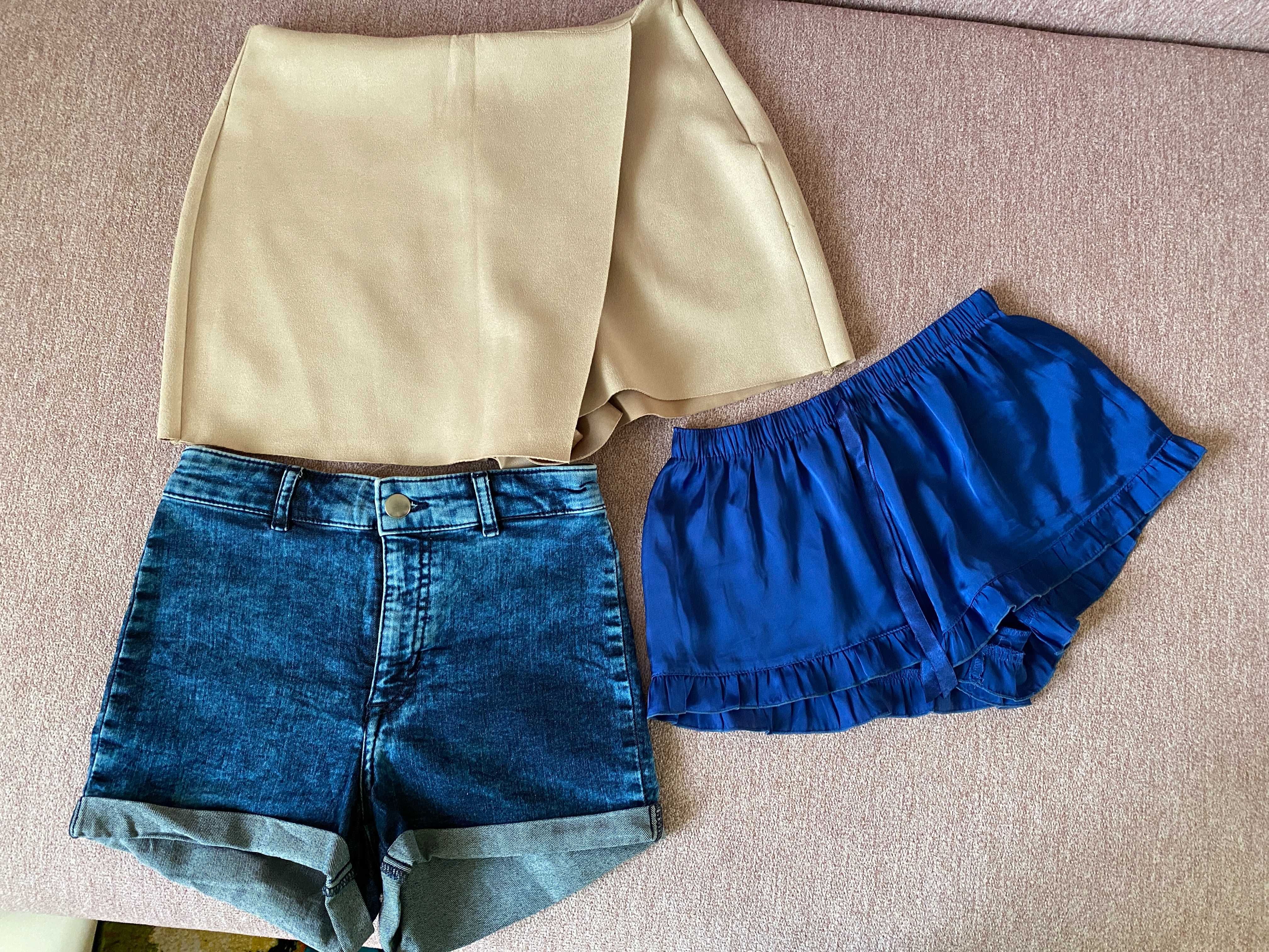 Lot pantaloni scurti femei marime S sau M Zara H&m