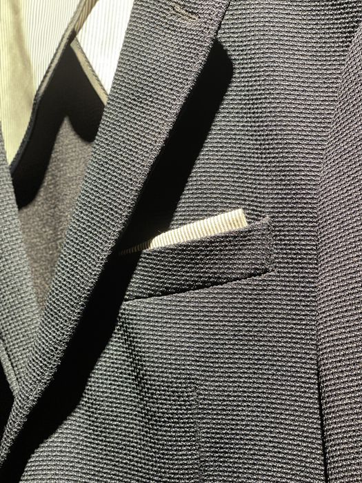 Мъжко спортно сако ZARA - размер М - тъмносиньо - като ново