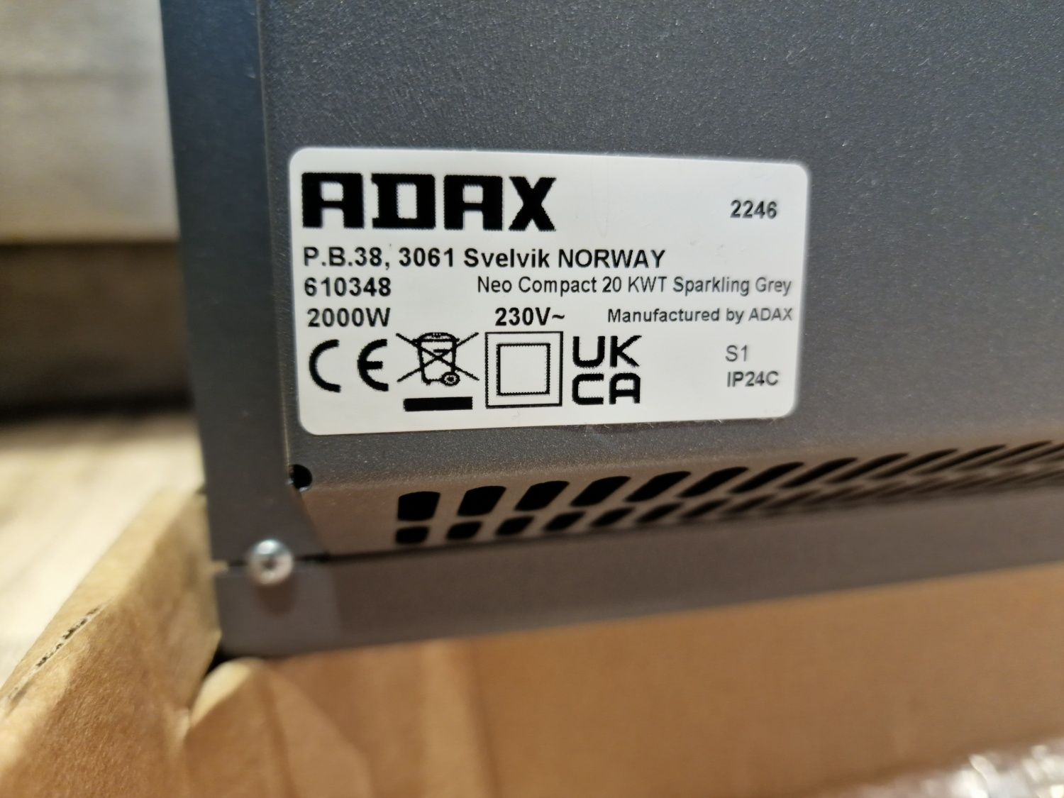 Конвектор ADAX Neo Compact 2kW Wi-Fi