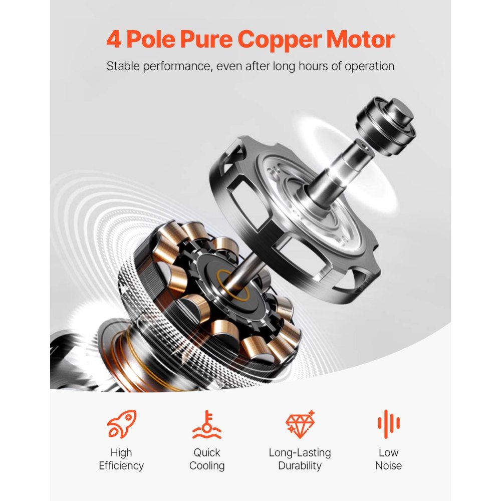 Pompă Vacuum 113.3L/min, Înlocuitor Ulei Inclus