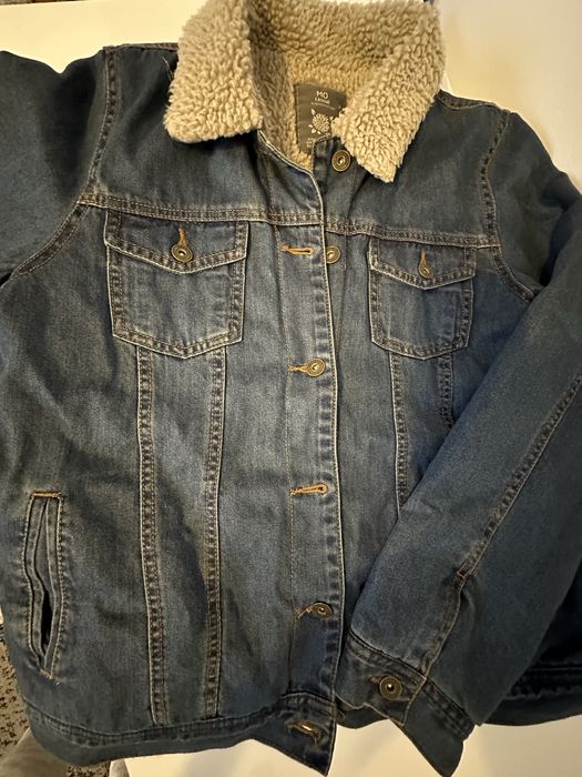 Дънково яке с каракул