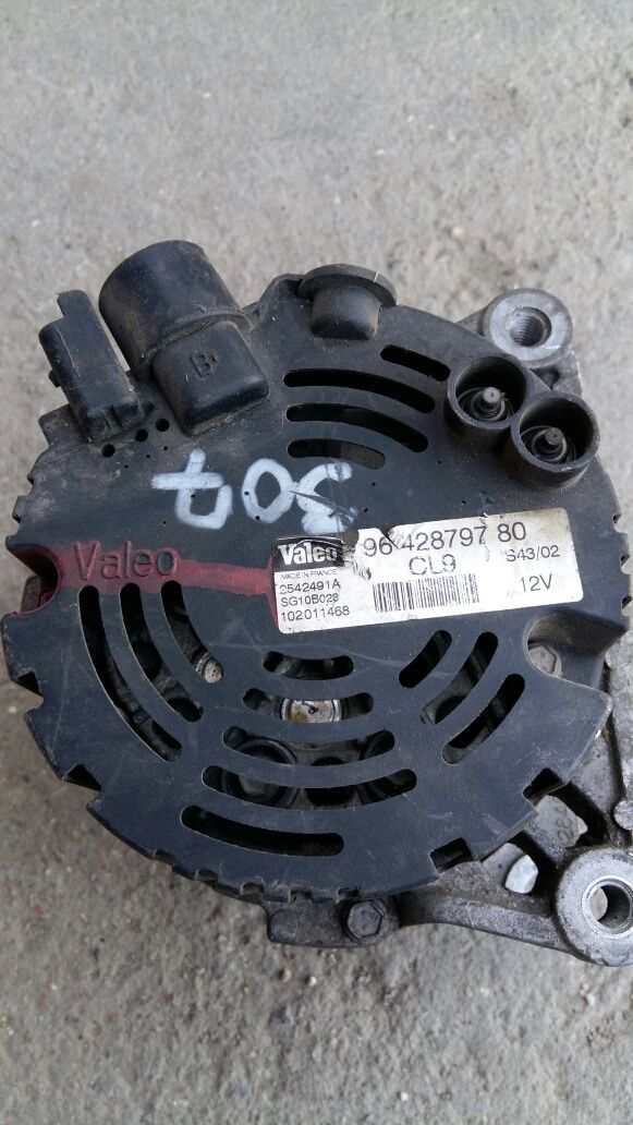 Alternator Peugeot 307 motor 1, 6 benzina