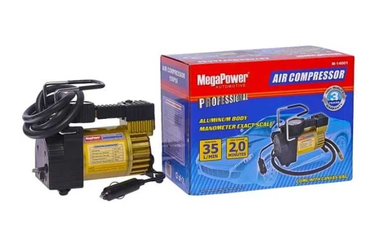 Автомобильный компрессор насос Mega Power 12V