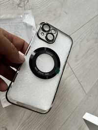 Husă premium MagSafe IPhone 15 black edition