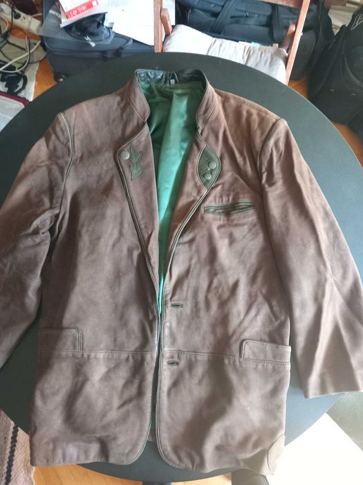 Haina-sacou de vanatoare, piele, Austria, masura 56