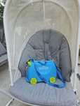 Valiza pentru copii Ride-On Terrance Trunki, Albastru, 46 cm
