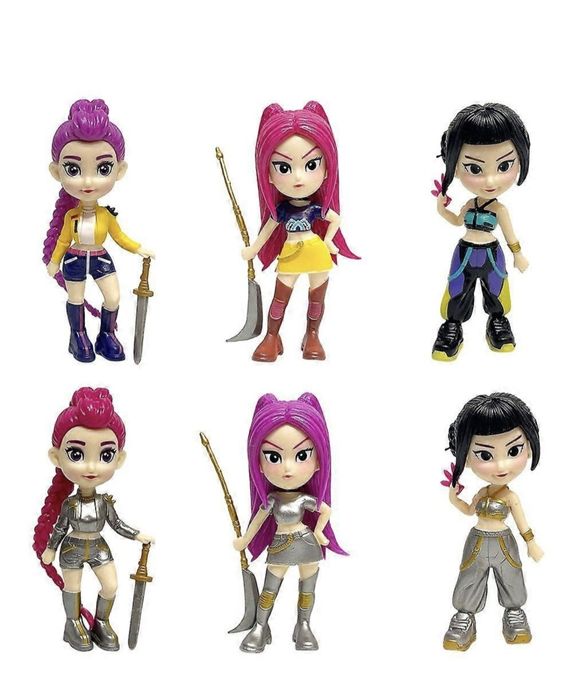 Figurine K-Pop Demon Hunters 10 cm(6 pax)