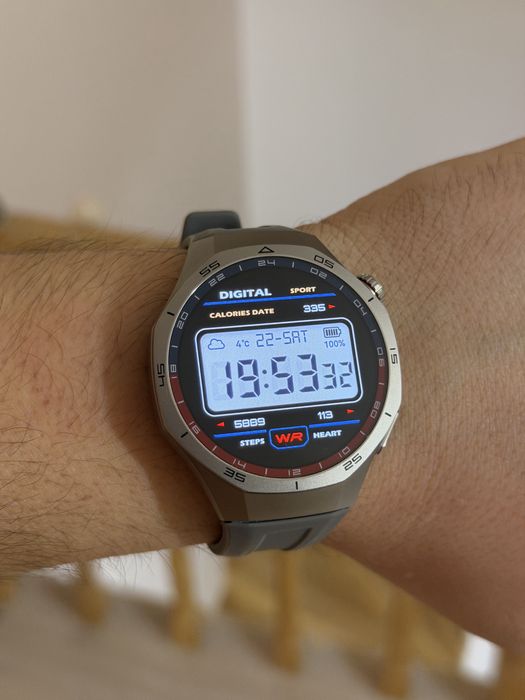 Smartwatch Huawei Watch GT 5 Pro, 46MM, Titanium Case, Titanium Strap